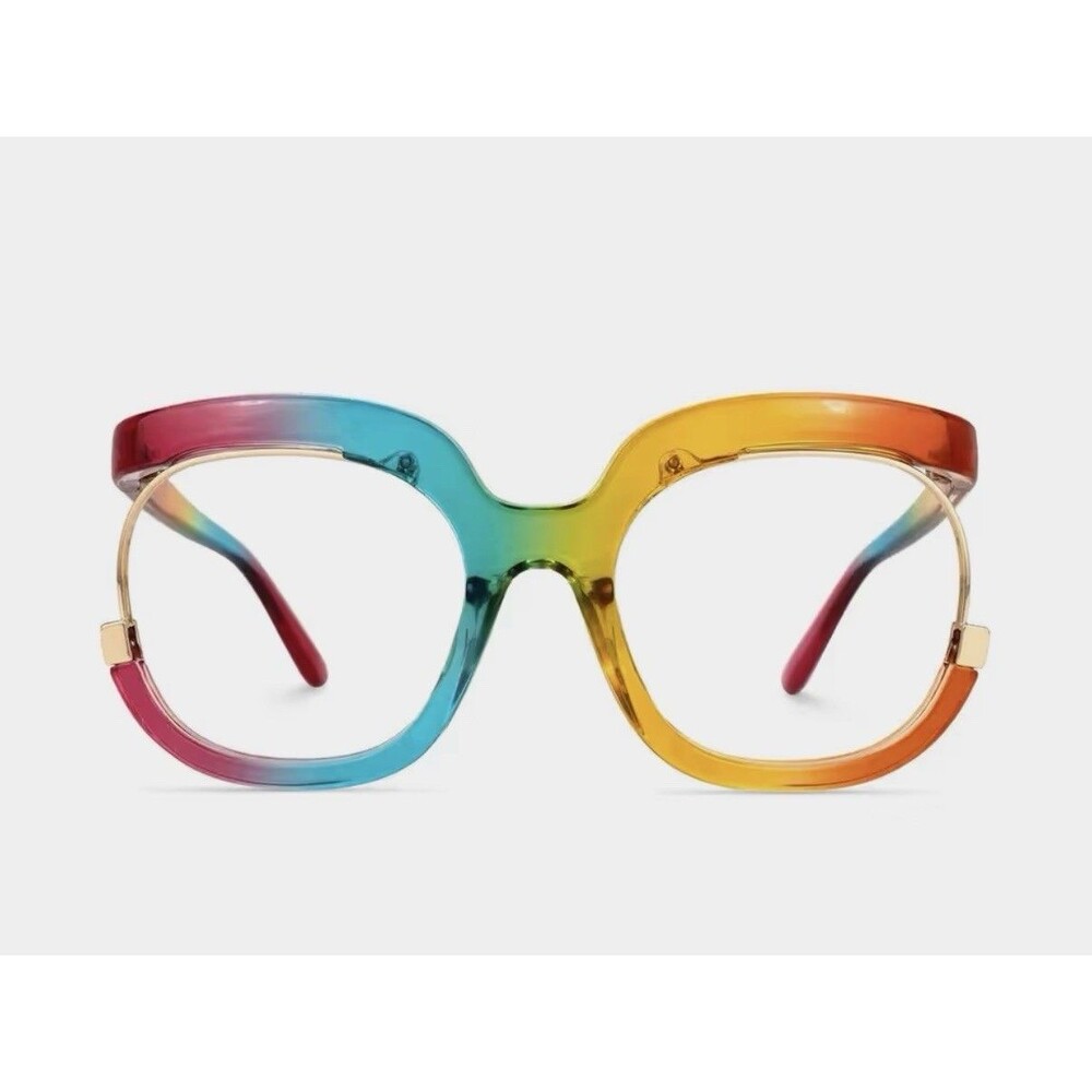 Darice Glasses Colorful Darcie Round Colorful Glasses, Rare Glasses.